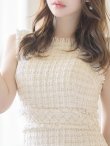 画像9: SALE!ノースリーブツイードドレス/スリット/胸元隠し/背中隠し/ミニドレス/キャバドレス/ワンピース【S-Lサイズ/9カラー】[OF03] 【YN】dzw (9)