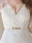 画像6: SALE!再入荷!総レース/ベルト/深Vカット/谷間魅せ/背中魅せ/ロングスリーブ/タイト/キャバドレス/ミニドレス【S-Lサイズ/3カラー】[OF03-U]【YN】 (6)