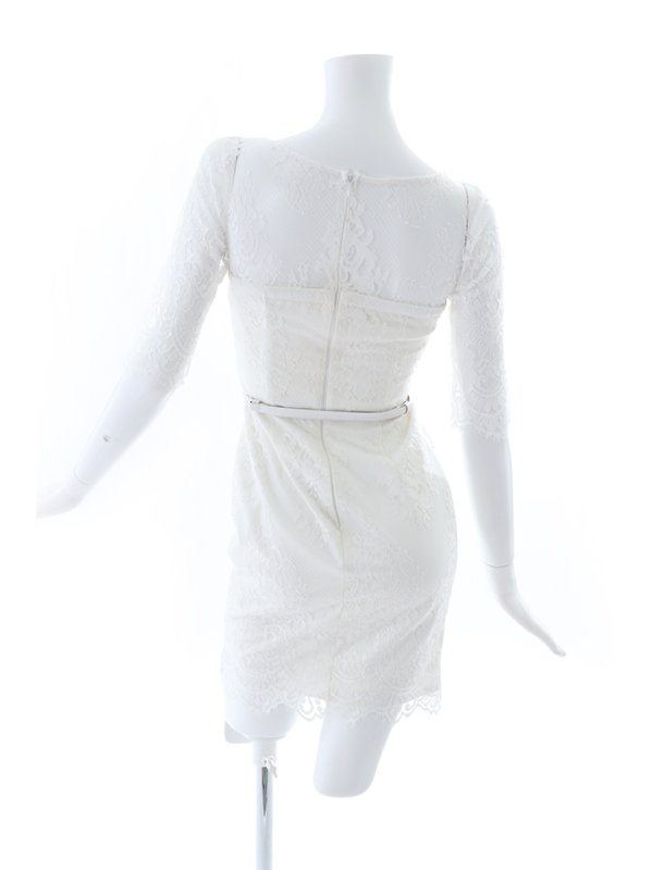 画像18: SALE!新色登場!総レース/ベルト/深Vカット/谷間魅せ/背中魅せ/ロングスリーブ/タイト/キャバドレス/ミニドレス【S-Lサイズ/3カラー】[HC02-U]【YN】 (18)