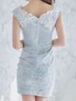 画像9: SALE!総レース/ノースリーブ/刺繍/レース/サイドシアー/タイトスカート/胸元見せ/ミニドレス/キャバドレス【S-Mサイズ/4カラー】[OF08-U] 【YN】dzw (9)