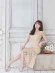 画像12: 【sifeel/シフィール】チェック柄レース/フリル/ベルト付/背中隠し/ワンピース/マーメイドスカート/キャバドレス/ミディアムドレス【S-XLサイズ/2カラー】[OF03-X] 【YN】 (12)