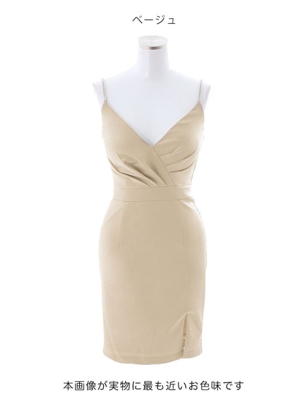 画像22: SALE!キャミソールドレス/シンプル/ビジュー/ノースリーブ/ミニドレス/キャバドレス【S-Mサイズ/5カラー】[OF03-U] 【YN】dzj (22)