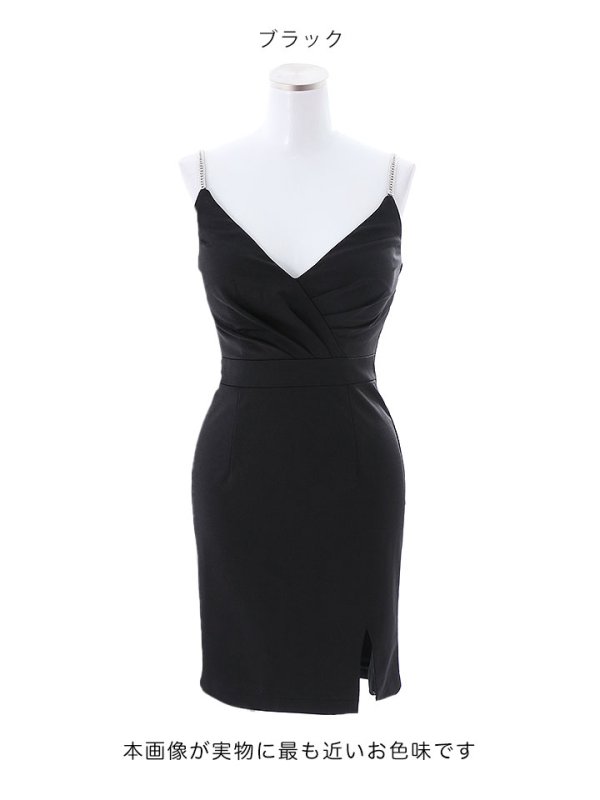 画像20: SALE!キャミソールドレス/シンプル/ビジュー/ノースリーブ/ミニドレス/キャバドレス【S-Mサイズ/5カラー】[OF03-U] 【YN】dzj (20)