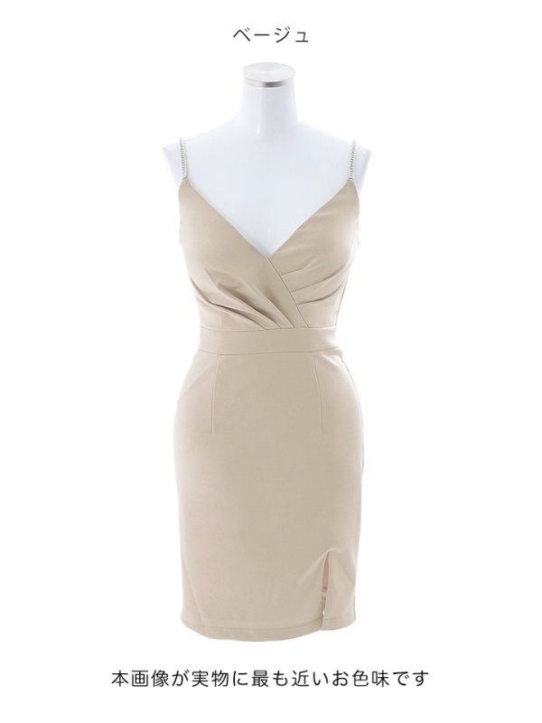 画像24: SALE!キャミソールドレス/シンプル/ビジュー/ノースリーブ/ミニドレス/キャバドレス【S-Mサイズ/5カラー】[OF03-U] 【YN】dzj (24)