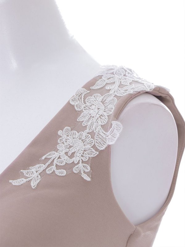 画像19: SALE!ワンショルダー刺繍ドレス/ノースリーブ/タイトスカート/胸元見せ/ミニドレス/キャバドレス【S-Mサイズ/1カラー】[OF03] [【YN】dzk (19)