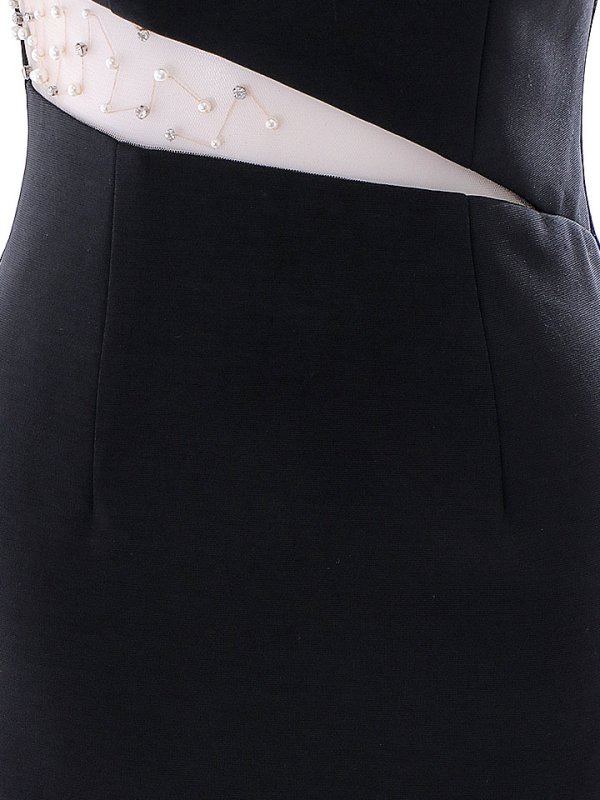 画像24: キャミソールシアードレス/サイドシアー/ビジュー/谷間見せ/背中見せ/タイト/ミニドレス/キャバドレス 【XS-Mサイズ/2カラー】[OF03-U] 【YN】dzj (24)