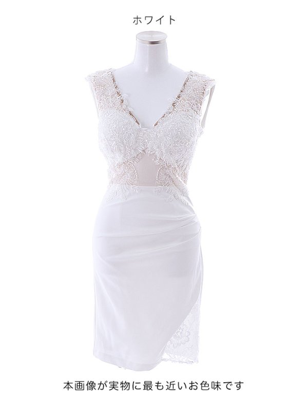 画像29: シアースリットカットオフドレス/キャバドレス【XS-Lサイズ/2カラー】[OF03-X] 【YN】dzw (29)