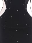 画像18: SALE!ビジューサイドシアーノースリーブドレス/ファスナー/ノースリーブ/透け/無地/ストレッチ/サイドシアー/谷間見せ/タイト/ミニドレス/キャバドレス【S-Mサイズ/2カラー】[OF03-U] 【YN】dzw (18)