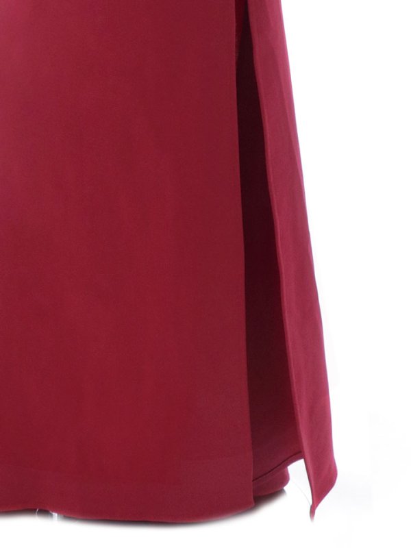 画像26: SALE!【新色登場】ワンカラー/シアー/ジップアップ/ビジュー/谷間見せ/ノースリーブ/ロングドレス/キャバドレス 【S-Mサイズ/5カラー】[HC02-X] 【YN】dzw (26)