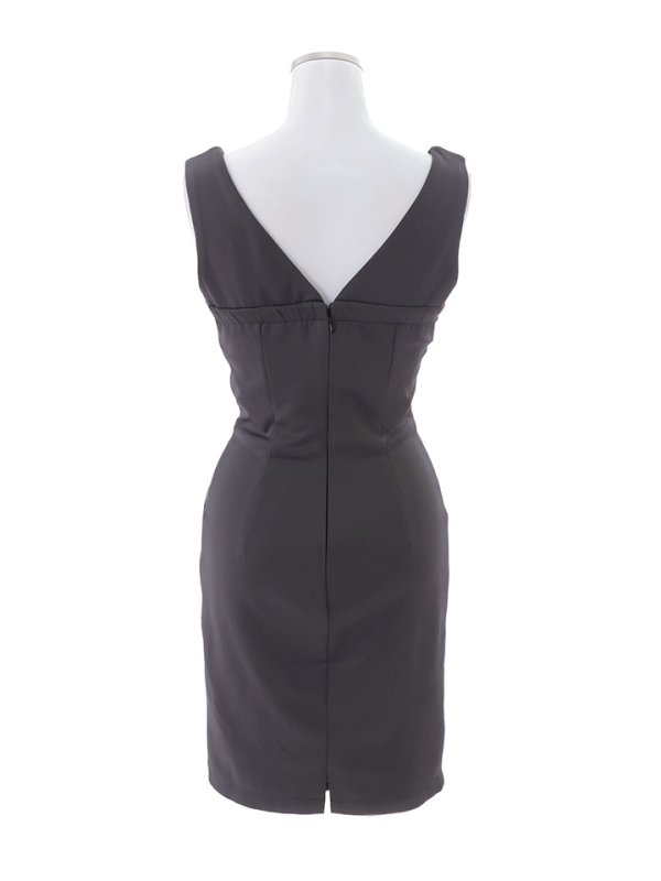 画像17: SALE!ワンカラービジュードレス/サイドシアー/谷間見せ/背中見せ/ノースリーブ/ミニドレス/キャバドレス 【XS-Lサイズ/3カラー】[OF03-X] 【YN】dzw (17)