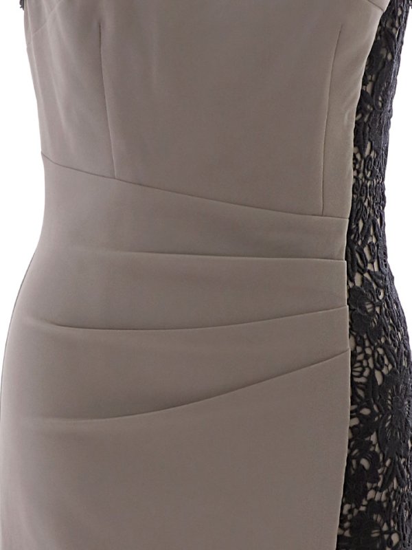 画像16: SALE!【Glera/グレイラ】刺繍レース/無地/ノースリーブ/谷間隠し/背中隠し/ミディアムドレス/キャバドレス 【S-XLサイズ/1カラー】[OF03] 【YN】 (16)