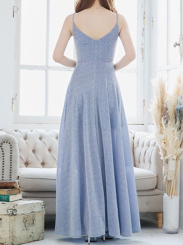 画像10: 送料無料！【新色登場】グリッターラメ/キャミソール/ノースリーブ/谷間見せ/背中見せ/ビジュー/ロングドレス/キャバドレス 【S-Lサイズ/4カラー】[HC02-X]【YN】dzw【一部予約商品/11月下旬発送予定】 (10)