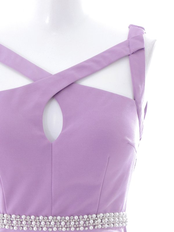 画像22: SALE!ワンカラー/カットアウト/バストクロスビジュー/アメスリ/アメリカンスリーブ/シアー/ノースリーブ/谷間見せ/タイト/ミニドレス/キャバドレス 【XS-Mサイズ/3カラー】[HC02-U] 【YN】dzw (22)