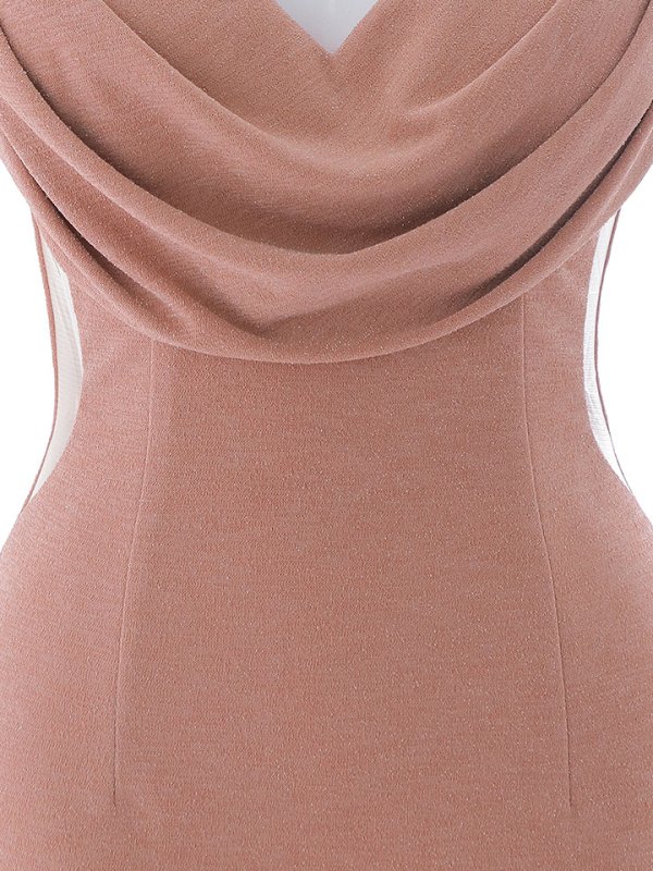 画像40: ラメキャミソールドレス/グリッター/背中見せ/タイト/ドレープ/ミニドレス/ キャバドレス【XS-Lサイズ/5カラー】[OF03-U] 【YN】dzw (40)