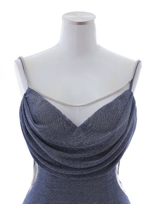 画像36: ラメキャミソールドレス/グリッター/背中見せ/タイト/ドレープ/ミニドレス/ キャバドレス【XS-Lサイズ/5カラー】[OF03-U] 【YN】dzw (36)