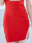 画像9: SALE!ワンカラービジューノースリーブドレス/ストレッチ/カットアウト/谷間見せ/下乳見せ/背中隠し/タイト/ミニドレス/キャバドレス【XS-Mサイズ/3カラー】[OF08-U] 【YN】dzw (9)