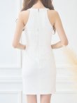 画像7: SALE!ワンカラーサイドシアービジュードレス/キャバドレス 【XS-Lサイズ/2カラー】[OF03] 【YN】dzj (7)