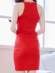画像8: SALE!ワンカラーサイドシアービジュードレス/キャバドレス 【XS-Lサイズ/2カラー】[OF03] 【YN】dzj (8)