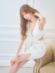 画像22: SALE!ワンカラーサイドシアービジュードレス/キャバドレス 【XS-Lサイズ/2カラー】[OF03] 【YN】dzj (22)