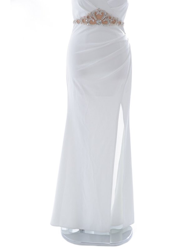 画像36: 【送料無料！】シアービジューノースリーブロングドレス/透け感/無地/ビジュー/谷間見せ/ロングドレス/キャバドレス【S-Lサイズ/4カラー】[HC02] 【YN】dzw (36)