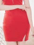 画像21: SALE!ノースリーブバストカットビジュードレス/無地/ストレッチ/フロントファスナー/ホルターネック/谷間見せ/タイト/ミニドレス/キャバドレス【XS-Mサイズ/2カラー】[OF08] 【YN】dzw (21)
