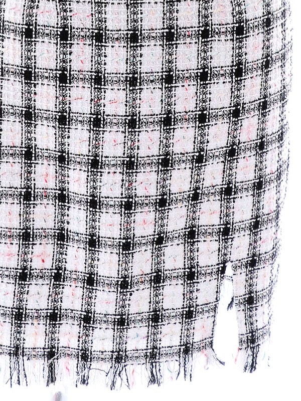 画像21: SALE!チェックツイードワンピースドレス/ノースリーブ/スリット/胸元隠し/背中隠し/タイト/ミディアムドレス/キャバドレス/ミニドレス【S-Lサイズ/2カラー】[HC02-X]【YN】dzw (21)