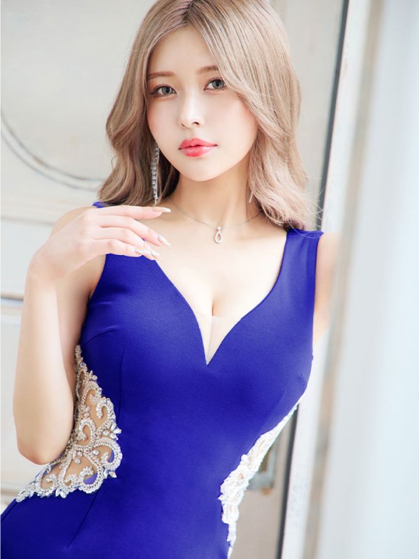 画像13: SALE!ワンカラービジューマーメイドドレス/サイドシアー谷間見せ/背中見せ/ノースリーブ/ミディアムドレス/キャバドレス 【XS-Mサイズ/2カラー】[HC02]【YN】dzw (13)