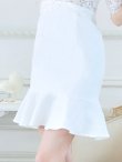 画像15: SALE!マーメイドドレス/刺繍レース/半袖/谷間見せ/背中見せ/ミニドレス/キャバドレス【S-Lサイズ/1カラー】[OF08] 【YN】dzw (15)
