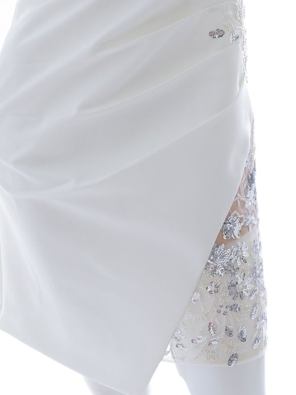 画像33: 【送料無料!】刺繍ミニドレス/スパンコール/シアー袖/キャバドレス 【XS-Lサイズ/4カラー】[HC02-X] 【YN】dzk (33)