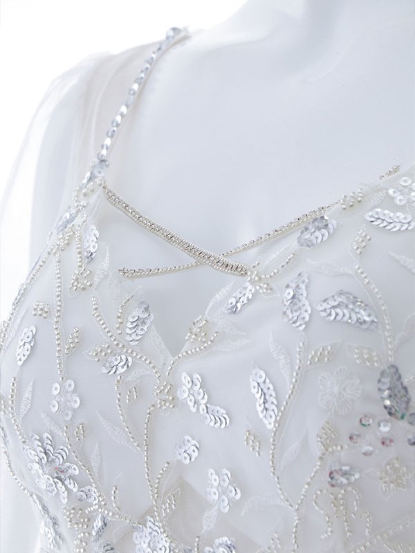 画像34: 【送料無料!】刺繍ミニドレス/スパンコール/シアー袖/キャバドレス 【XS-Lサイズ/4カラー】[HC02-X] 【YN】dzk (34)