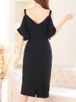 画像13: SALE!オープンショルダーエレガンスサテンドレス/キャバドレス【XS-Mサイズ/2カラー】[OF08] 【YN】dzw (13)