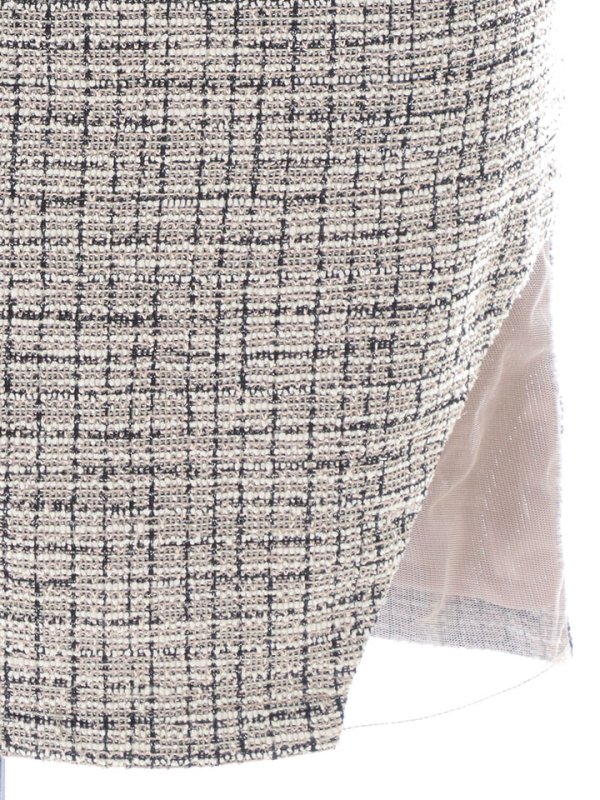 画像16: ツイード風ニットドレス/キャミソール/ノースリーブ/チェーン/肌見せ/谷間見せ/タイト/ミニドレス/キャバドレス【XS-Mサイズ/1カラー】[HC02-U] 【YN】dzk (16)