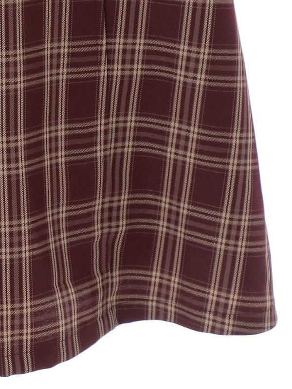 画像16: 【sifeel/シフィール】ミディアムチェックワンピース/ノースリーブ/布ベルト/開襟/谷間見せ/背中隠し/ミディアムドレス/キャバドレス【S-Lサイズ/1カラー】[OF03] 【YN】dzw (16)