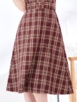 画像5: 【sifeel/シフィール】ミディアムチェックワンピース/ノースリーブ/布ベルト/開襟/谷間見せ/背中隠し/ミディアムドレス/キャバドレス【S-Lサイズ/1カラー】[OF03] 【YN】dzw (5)