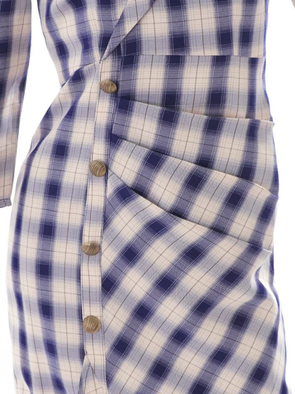 画像19: 【sifeel/シフィール】ミディアムチェックワンピース/ ロングスリーブ/谷間見せ/タイト/キャバドレス/ミディアムドレス【S-XLサイズ/1カラー】[HC02-U] 【YN】dzw (19)