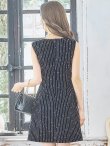 画像11: SALE!セットアップストライプミニドレス/2ピース/谷間見せ/背中見せ/ショートスリーブ/ミニドレス/キャバドレス 【XS-Mサイズ/1カラー】[HC02] 【SB】dzw (11)