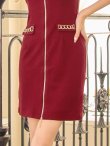画像10: SALE!ワッフルドレス/無地/チェーン/谷間見せ/タイト/キャバドレス/ミニドレス【XS-Lサイズ/1カラー】[HC02-X] 【YN】dzk (10)
