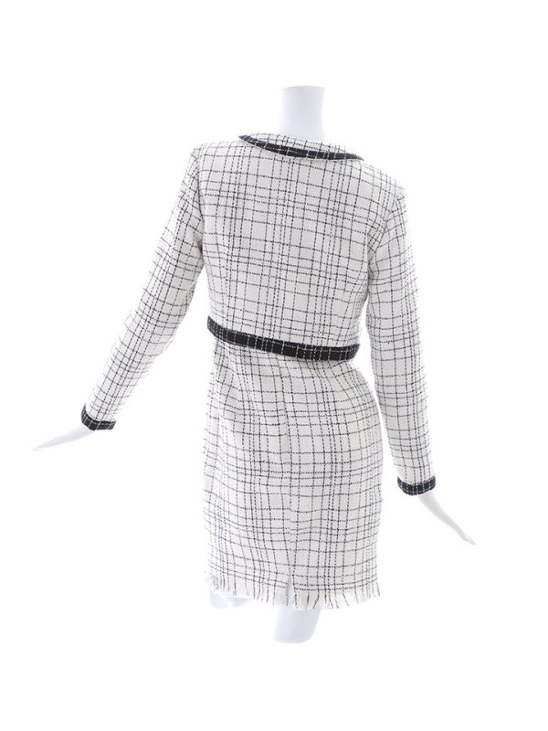 画像24: 【訳あり商品】※※ジャケットのみ//裾裏汚れあり※※ジャケット付きセットアップドレス/ツイード/胸元隠し/ノースリーブ/タイト/ミニドレス/キャバドレス[OF03] 【YN】dzw BBB-JKT004YNdzw (24)