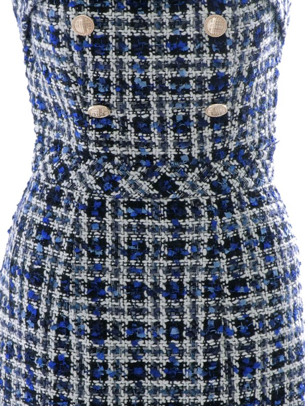 画像18: ツイードキャミソールドレス/谷間見せ/背中見せ/ミニドレス/キャバドレス【XS-Mサイズ/1カラー】[HC02] 【YN】dzw (18)