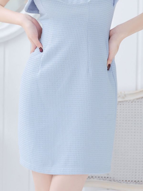 画像7: 【送料無料！】ワンショルミニドレス/タイト/胸元隠し/背中見せ/ビジュー/ミニドレス/キャバドレス【XS-Mサイズ/3カラー】[HC02-X] 【YN】dzj (7)