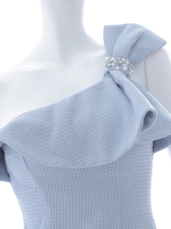 画像36: 【送料無料！】ワンショルミニドレス/タイト/胸元隠し/背中見せ/ビジュー/ミニドレス/キャバドレス【XS-Mサイズ/3カラー】[HC02-X] 【YN】dzj (36)