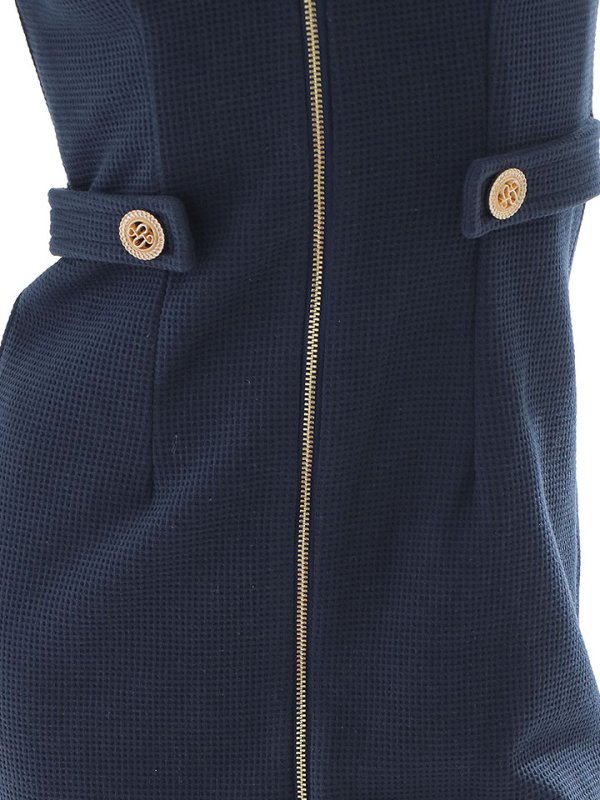 画像29: ジップアップドレス/ワッフル生地/ボタン/谷間見せ/背中隠し/ミニドレス/キャバドレス【XS-Lサイズ/3カラー】[HC02-X] 【YN】dzj (29)