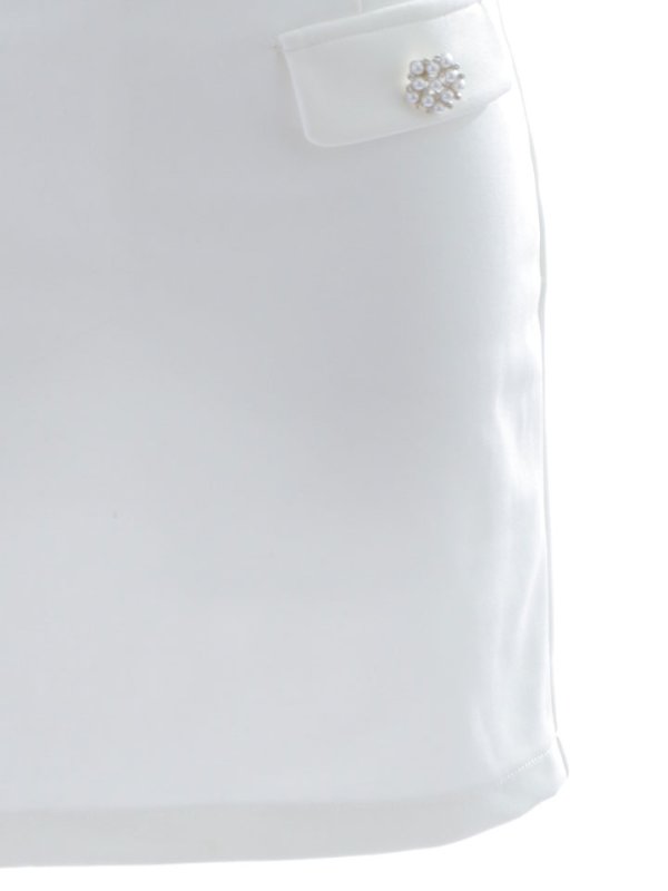 画像22: ノースリーブセットアップ/2ピース/ビジュー/ポケット/谷間見せ/背中見せ/ミニドレス/キャバドレス【XS-Mサイズ/2カラー】[OF03] 【YN】dzy (22)