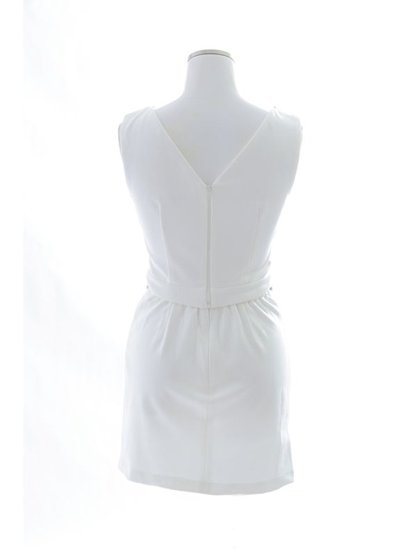 画像20: ノースリーブセットアップ/2ピース/ビジュー/ポケット/谷間見せ/背中見せ/ミニドレス/キャバドレス【XS-Mサイズ/2カラー】[OF03] 【YN】dzy (20)