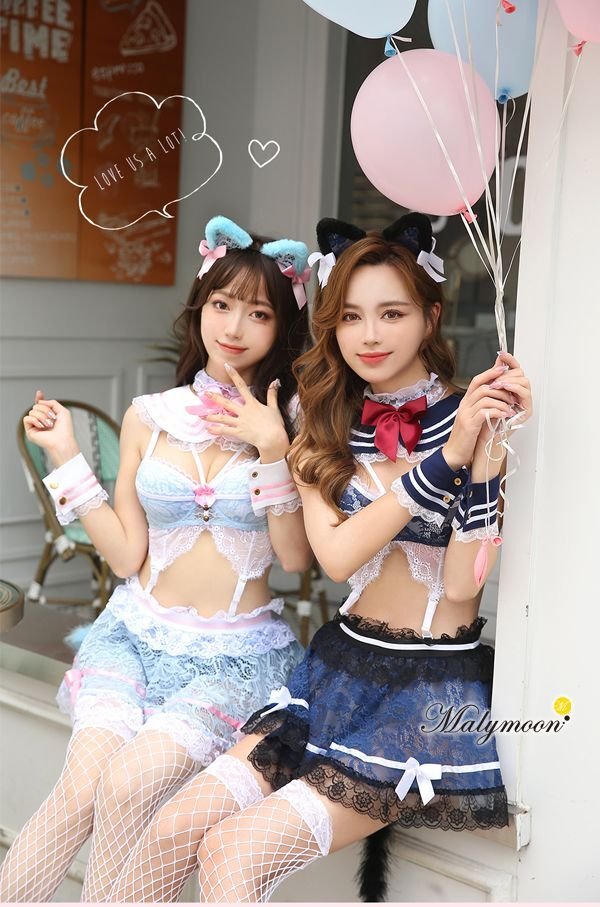 画像4: 【即日発送】キャットセーラー《ハロウィンコスプレ7点セット》【Dreamy Doll/ドリーミードール】【フリーサイズ/2カラー】[HC03] (4)