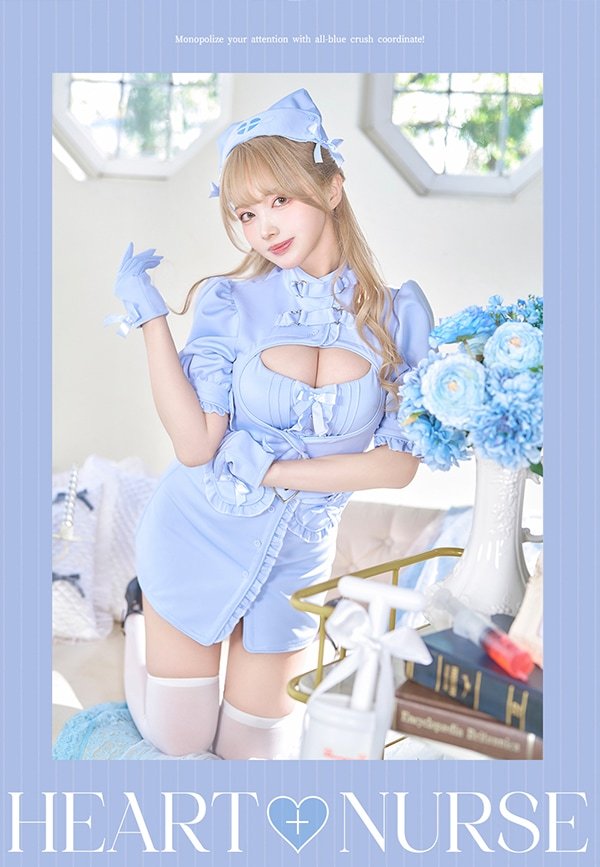 画像8: 【即日発送】ルミナスハートナース【マリームーン】【ハロウィンコスプレ6点セット】【フリーサイズ/2カラー】[HC03] (8)