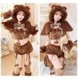 ブラウン モデル：身長：162cm　着用サイズ：Fサイズ