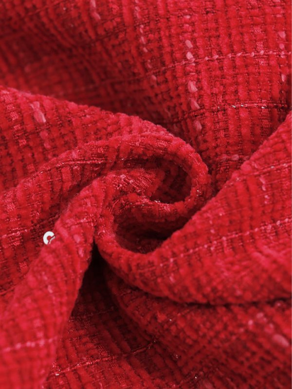 画像40: ツイードミニドレス/スクエアネック/ツイード /チェーン/タイトスカート/谷間見せ/背中隠し/キャバドレス/ミニドレス【XS-XLサイズ/3カラー】[OF03] 【YN】dzw (40)