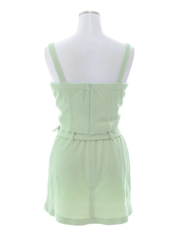 画像24: キャミソール/セットアップ/ベルト/パール/ワッフル生地/ミニドレス/キャバドレス【S-Mサイズ/2カラー】[OF03] 【YN】dzw (24)