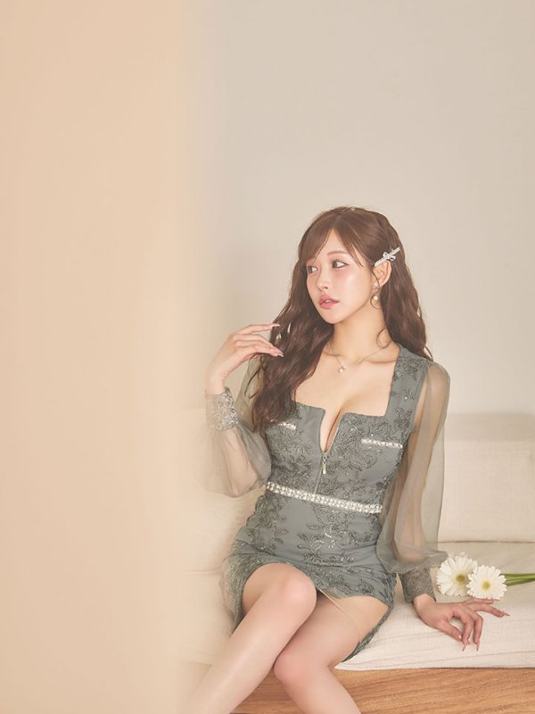 モデル：かるあ　身長：156cm　着用サイズ：Sサイズ